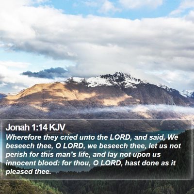 Jonah 1:14 KJV Bible Verse Image