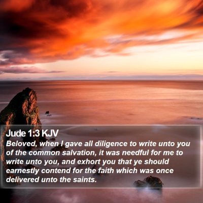 Jude 1:3 KJV Bible Verse Image