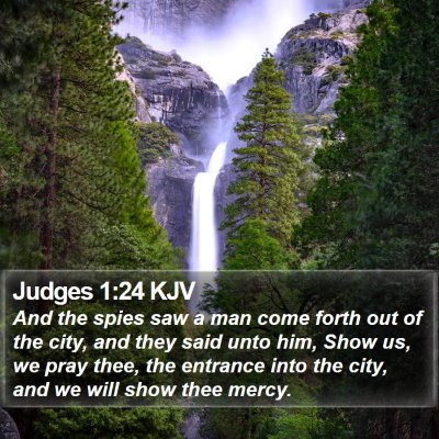 Judges 1:24 KJV Bible Verse Image