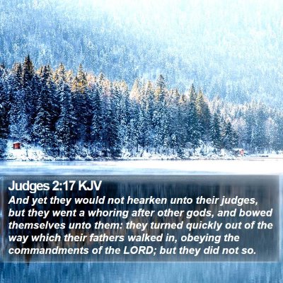 Judges 2:17 KJV Bible Verse Image