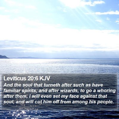 Leviticus 20:6 KJV Bible Verse Image