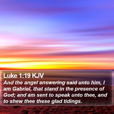 Luke 1:19 KJV Bible Verse Image