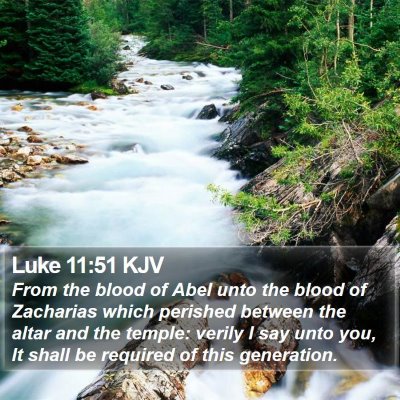 Luke 11:51 KJV Bible Verse Image