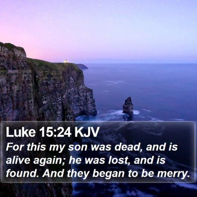Luke 15:24 KJV Bible Verse Image