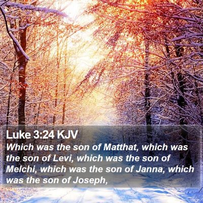 Luke 3:24 KJV Bible Verse Image