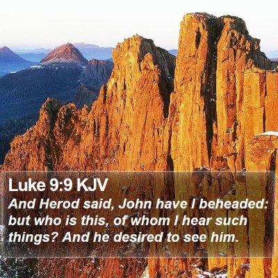 Luke 9:9 KJV Bible Verse Image
