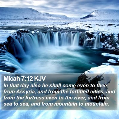 Micah 7:12 KJV Bible Verse Image