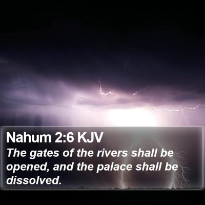Nahum 2:6 KJV Bible Verse Image