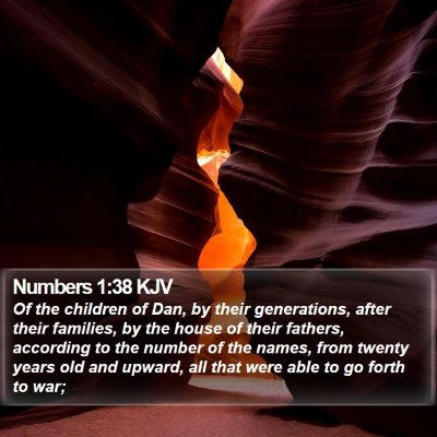 Numbers 1:38 KJV Bible Verse Image