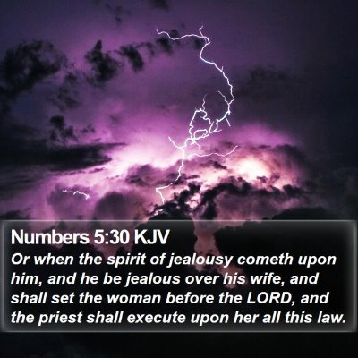 Numbers 5:30 KJV Bible Verse Image
