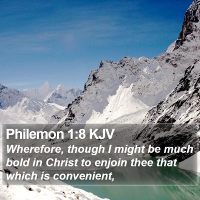 Philemon 1:8 KJV Bible Verse Image