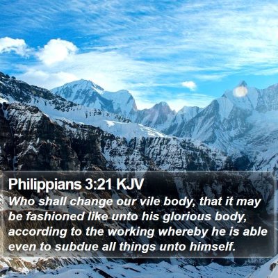 Philippians 3:21 KJV Bible Verse Image