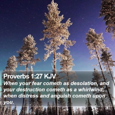 Proverbs 1:27 KJV Bible Verse Image