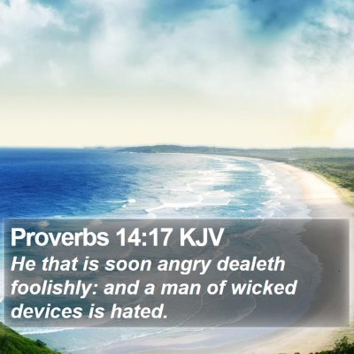 Proverbs 14:17 KJV Bible Verse Image