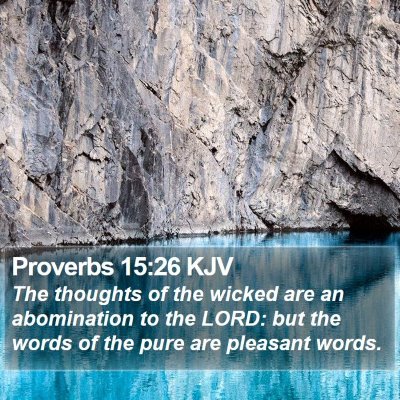 Proverbs 15:26 KJV Bible Verse Image
