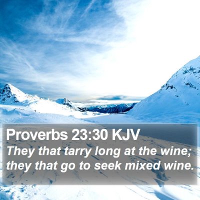 Proverbs 23:30 KJV Bible Verse Image