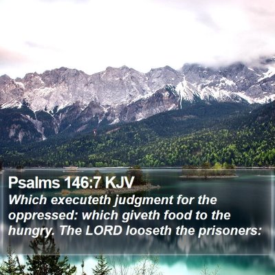 Psalms 146:7 KJV Bible Verse Image