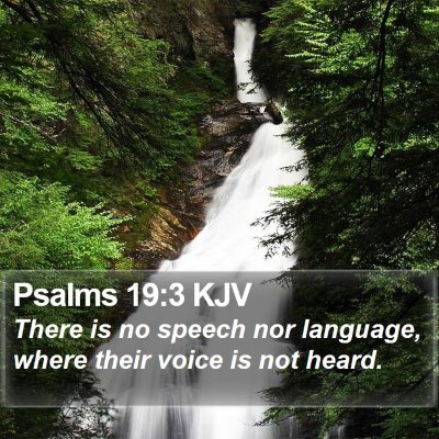 Psalms 19:3 KJV Bible Verse Image