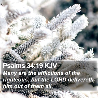 Psalms 34:19 KJV Bible Verse Image