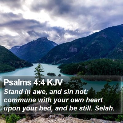 Psalms 4:4 KJV Bible Verse Image