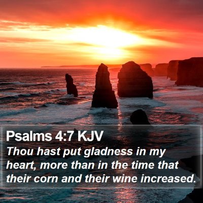 Psalms 4:7 KJV Bible Verse Image