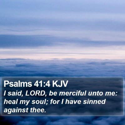 Psalms 41:4 KJV Bible Verse Image