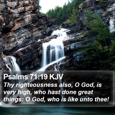Psalms 71:19 KJV Bible Verse Image