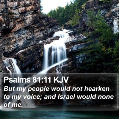 Psalms 81:11 KJV Bible Verse Image