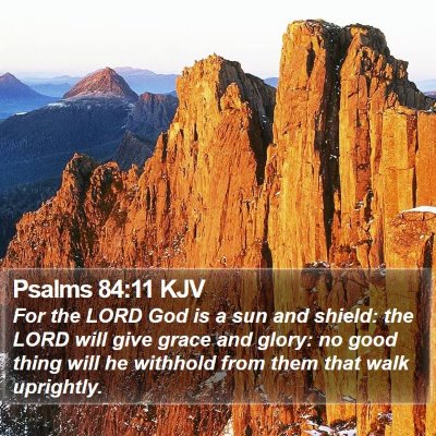 Psalms 84:11 KJV Bible Verse Image
