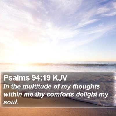 Psalms 94:19 KJV Bible Verse Image