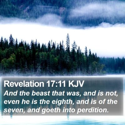 Revelation 17:11 KJV Bible Verse Image