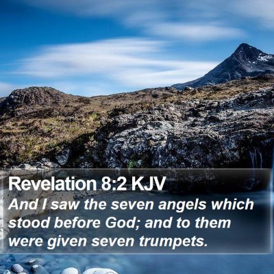 Revelation 8:2 KJV Bible Verse Image