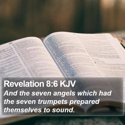 Revelation 8:6 KJV Bible Verse Image